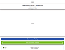 Tablet Screenshot of generaltsoshouse.com